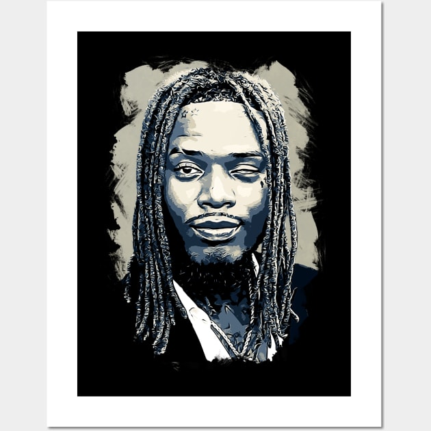 Fetty Wap Vexel Artwork Wall Art by Rezronauth